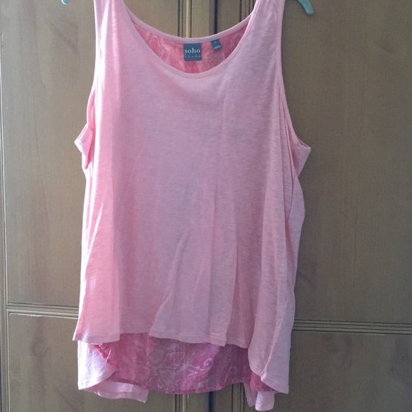 Soho Apparel Tops - Pink tank top